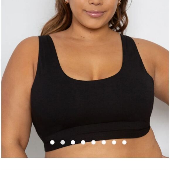 1372 NWT Cotton Comfort 2-Pack Bralette Size Medium - Picture 3 of 8